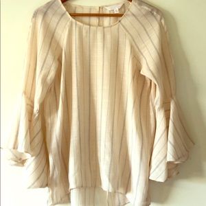Lauren Conrad flare sleeve top